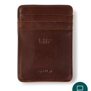 Orvis Heritage Leather Money Clip Wallet